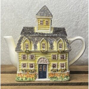 VINTAGE TEAPOT INSPIRADO IBC SUNNYSIDE MANOR HANDPAINTED SEATTLE WA USA 1996